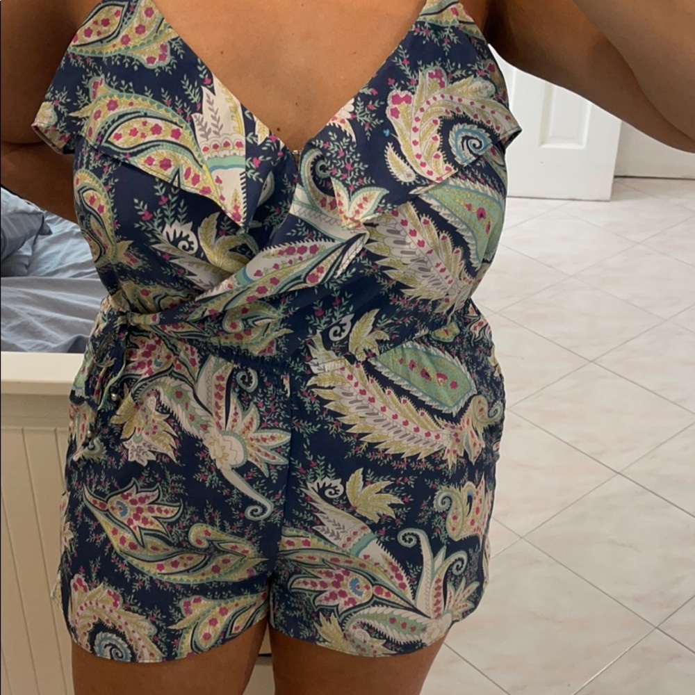 American Eagle Paisley Romper